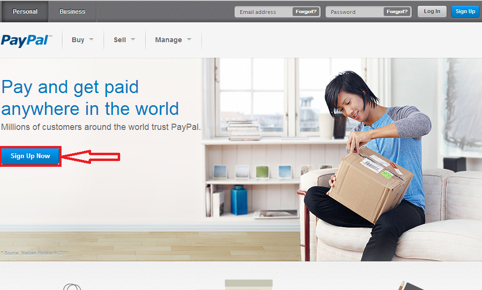 Hướng dẫn đăng ký tài khoản PaPpal và liên kết PayPal với thẻ Visa