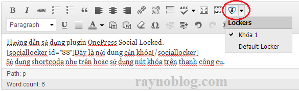use onepress social locker