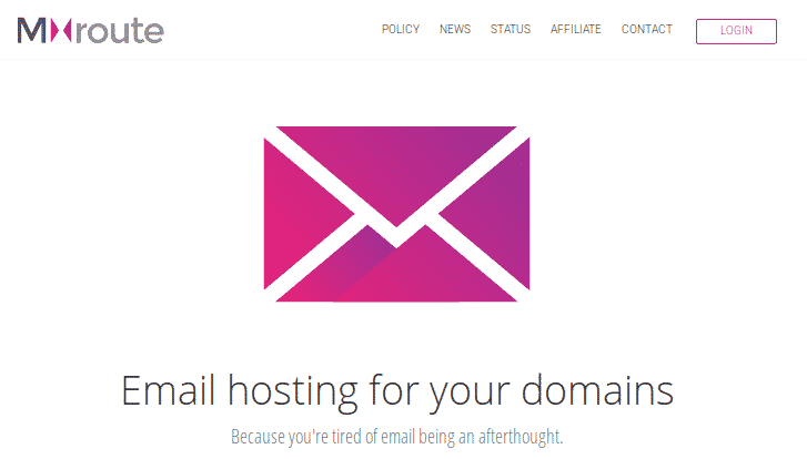 mxroute - email hosting giá rẻ